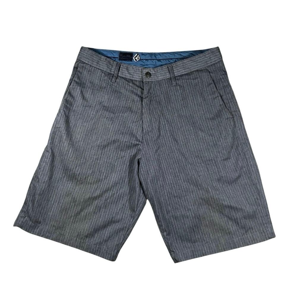Y2K Volcom Striped Board Shorts - 33x11